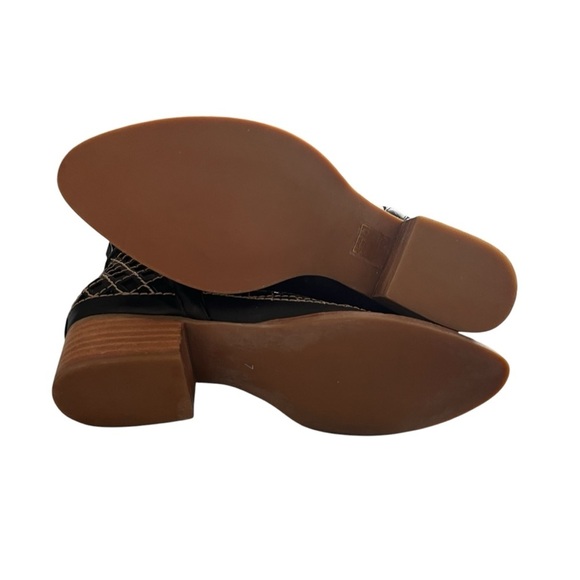 Jeffrey Campbell Black Taggart Boho Booties NWOB Size 7 - Picture 7 of 11